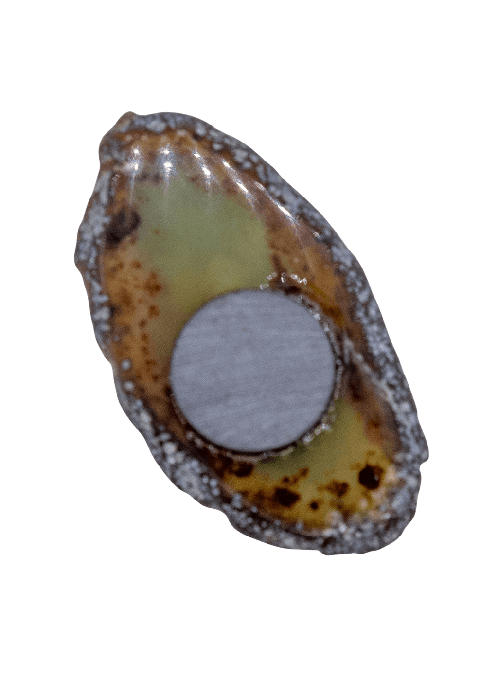 Agate Slice Crystal Fridge Magnet by Enchanted Soul