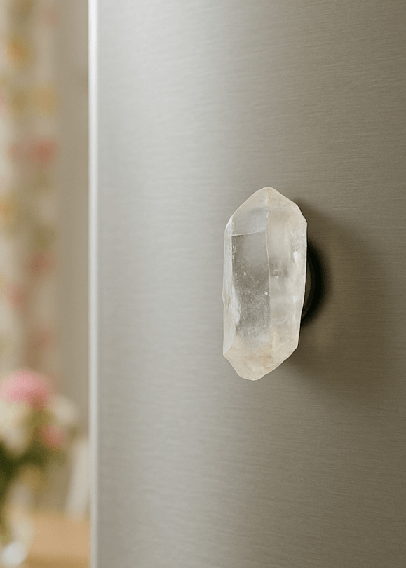 Arkansas Quartz Crystal Refrigerator Magnet by Enchanted Soul