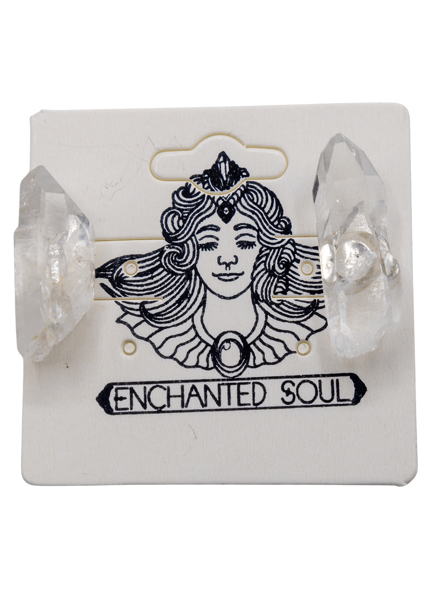 Arkansas Quartz Crystal Sterling Silver Earrings by Enchanted Soul