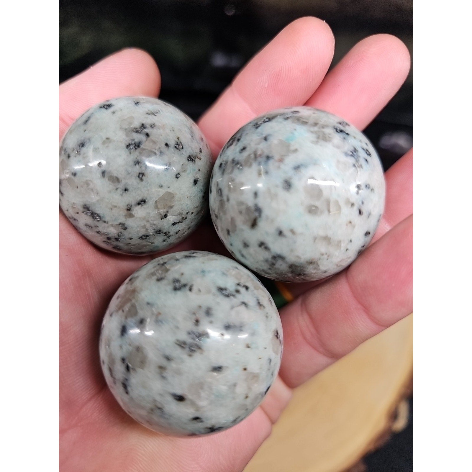 1each Natural Quartz Crystal Jasper Sphere Ball Healing 40mm W/ring Stand Random by CrystalCloud Company