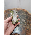 Bay Leaf wrapped crystal W/ Huge White Quartz Healing by CrystalCloud Company