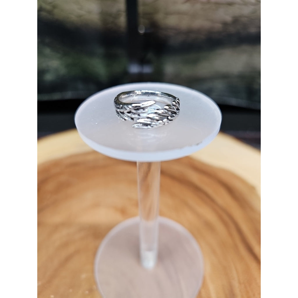 Adjustable Ring Forever Wings by CrystalCloud Company