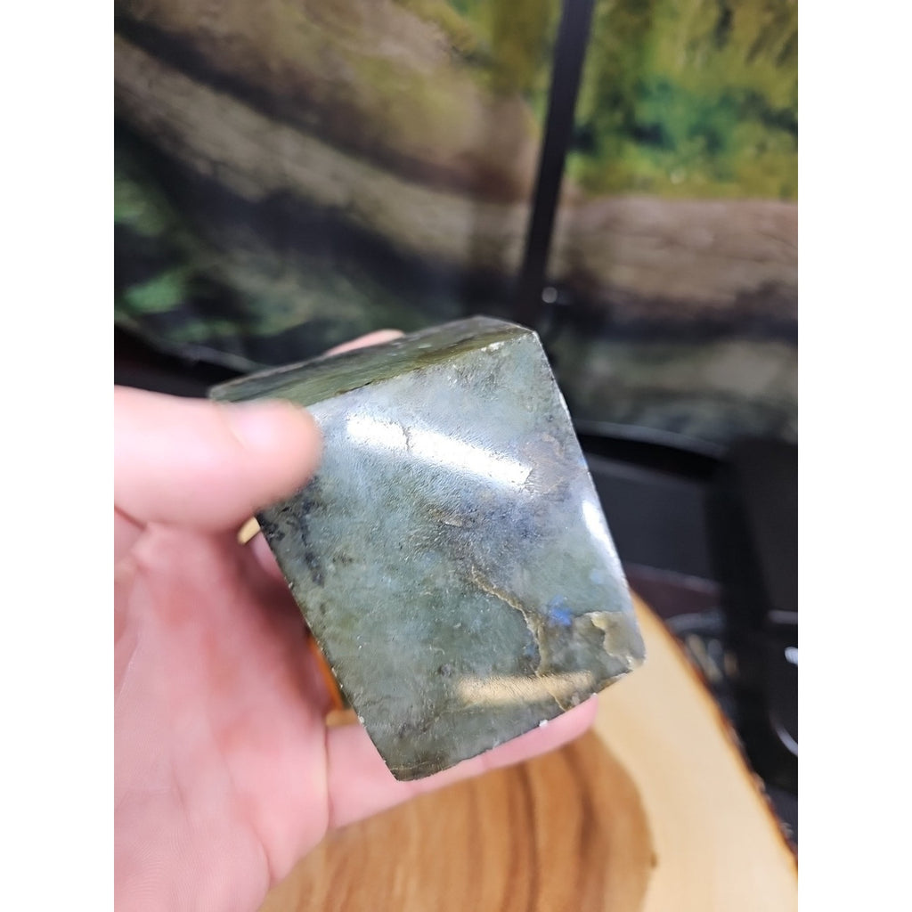 1.11LB 1Pcs Natural Rainbow Labradorite Crystal Spectrolite Stone by CrystalCloud Company