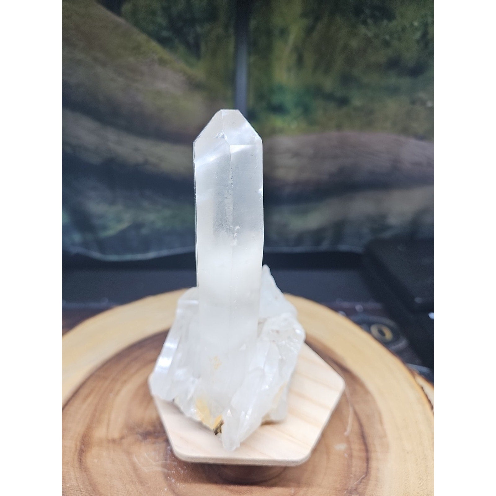 1.28LB Natural Clear White Quartz Crystal Cluster Energy Healing Specimen by CrystalCloud Company