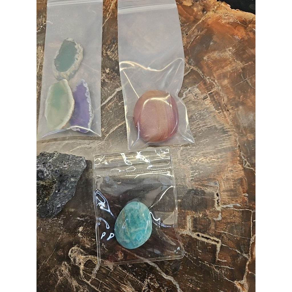 Mixed Crystal Specimen Lot — 8 Natural Pieces, Curated Collection | CrystalCloud Company by CrystalCloud Company