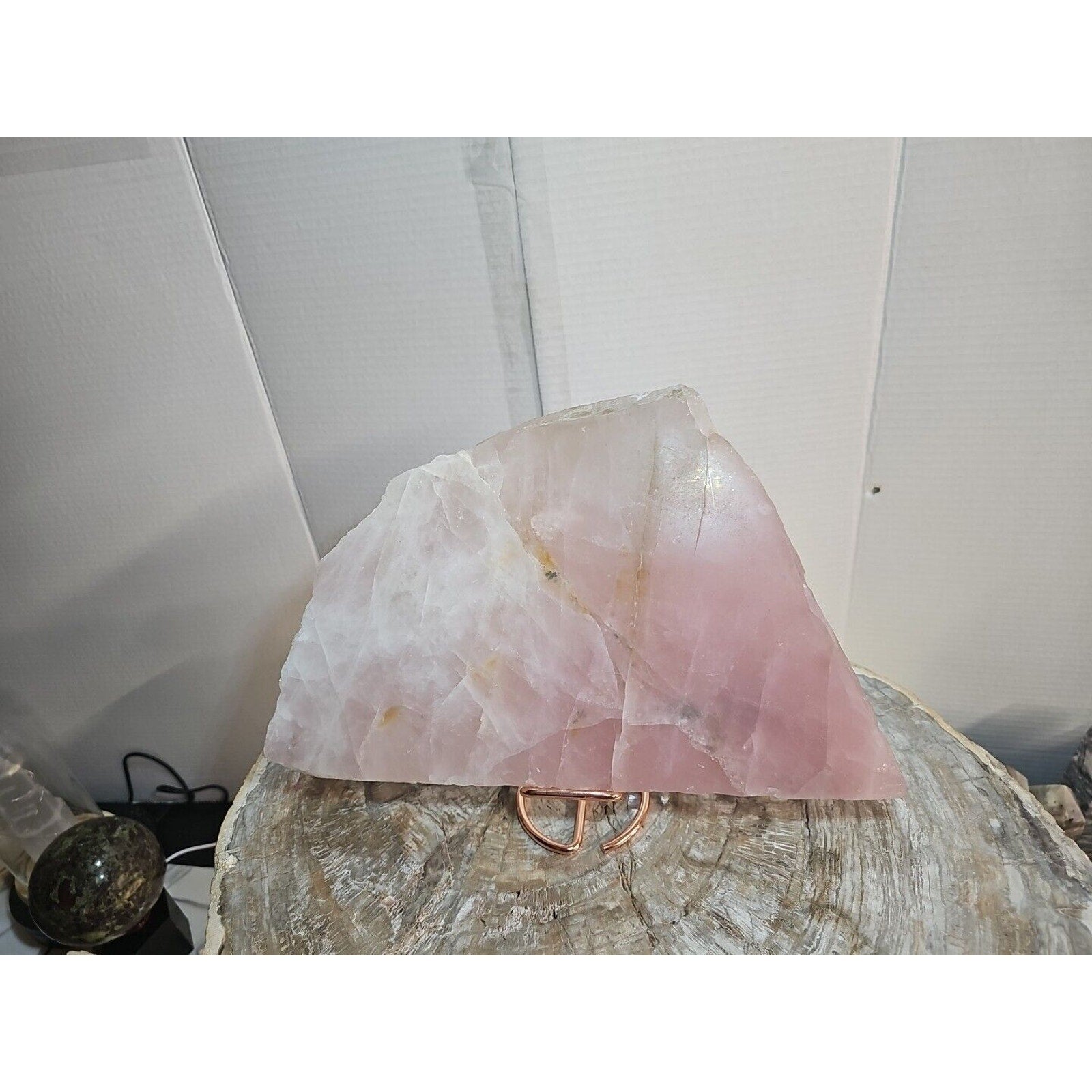 Natural Rose Quartz Crystal Stone Slices — 5.72 lbs from China | CrystalCloud Company by CrystalCloud Company