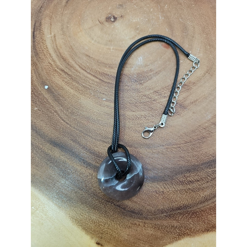 Lucky Pendant 16in Cord Necklace by CrystalCloud Company