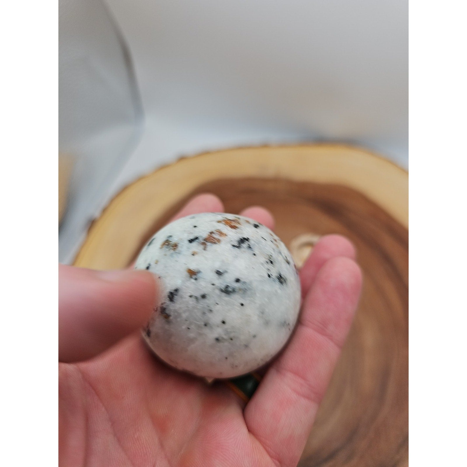 Ocean Jasper Sphere W/Stand 204g by CrystalCloud Company