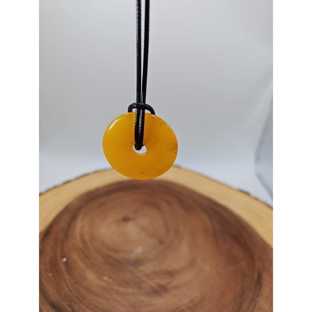 Lucky Pendant 16in Cord Necklace by CrystalCloud Company