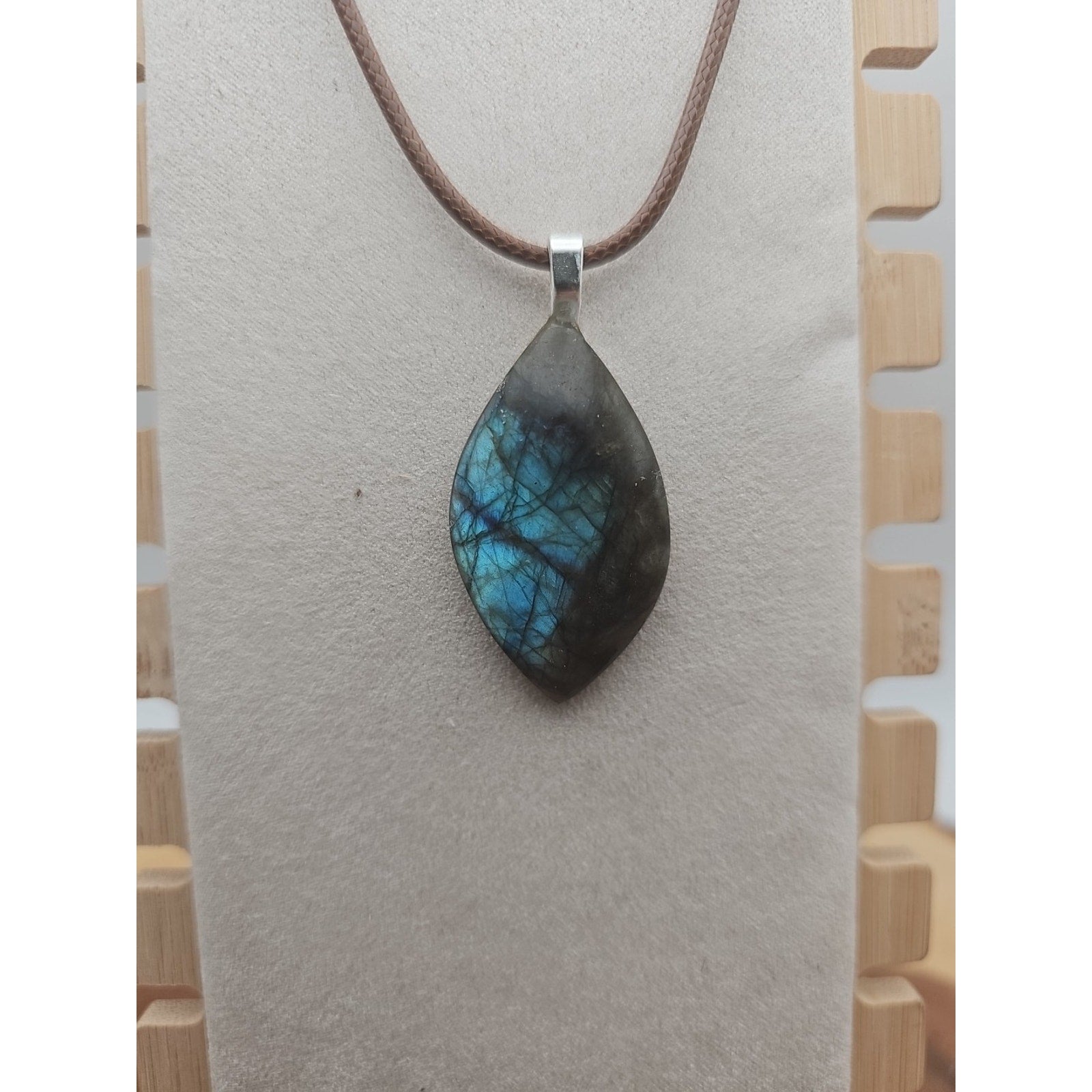 Labradorite Crystal Pendant 1 Each by CrystalCloud Company