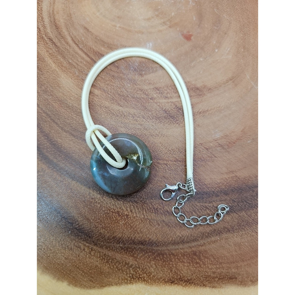 Lucky Pendant 16in Cord Necklace by CrystalCloud Company