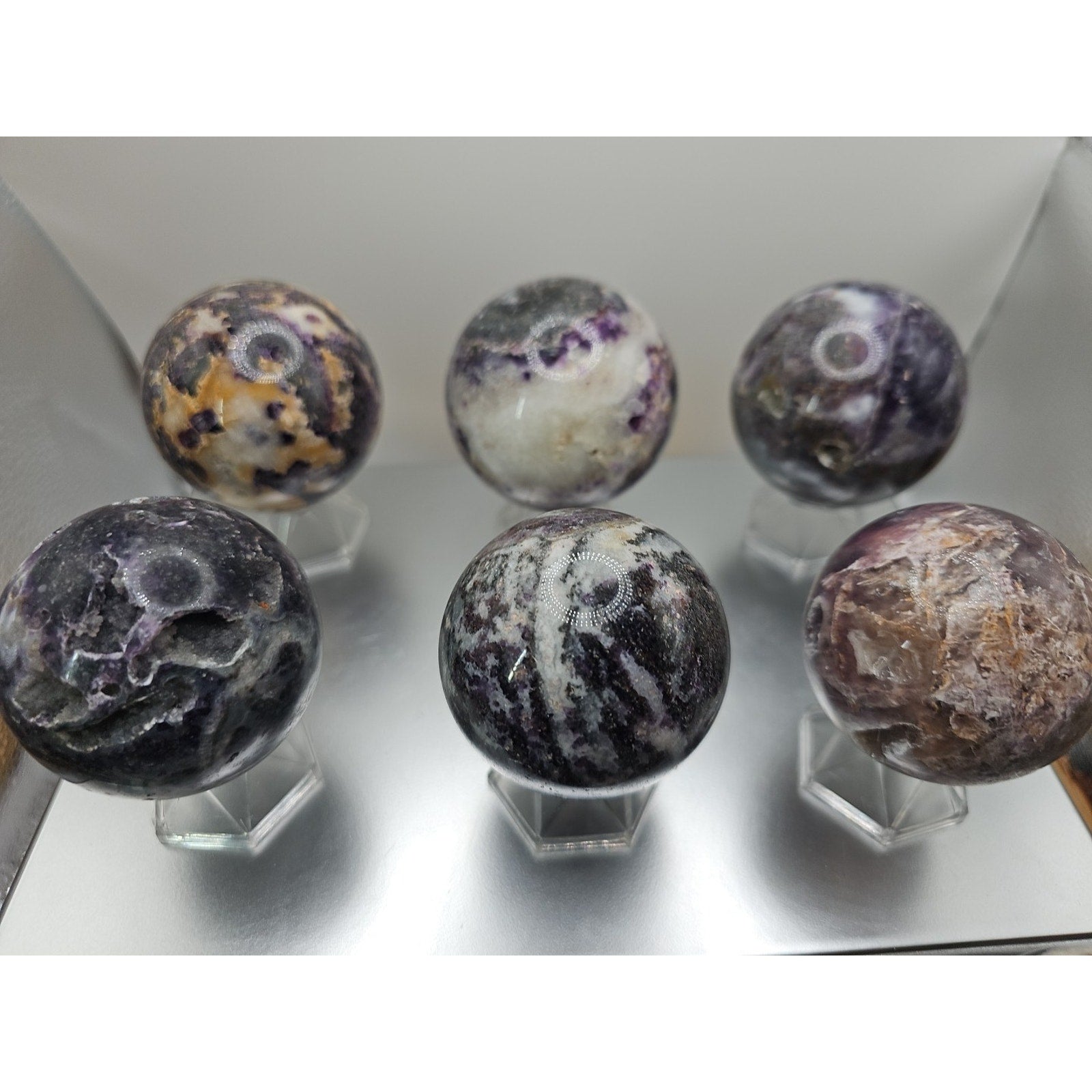 55mm To 65mm Natural Sphalerite Quartz Crystal W/wooden Stand 1 Each by CrystalCloud Company