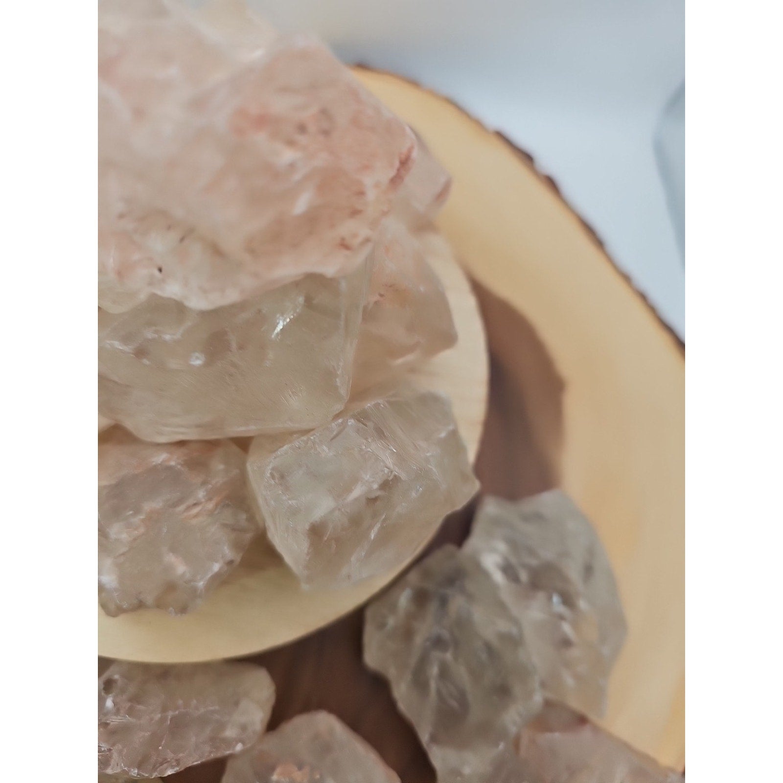 1lb Natural Raw Clear White Quartz Crystal Original Healing 5pcs Avg by CrystalCloud Company