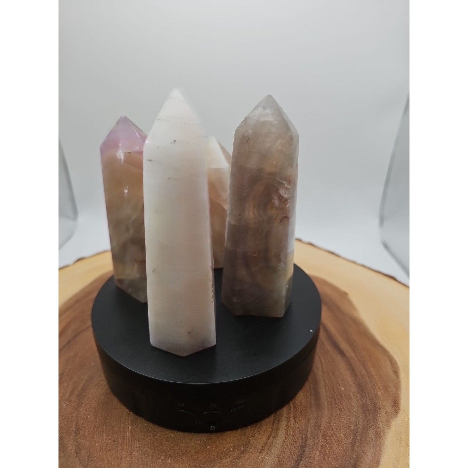 Fluorite crystals Set Of 4,2.52lbs by CrystalCloud Company