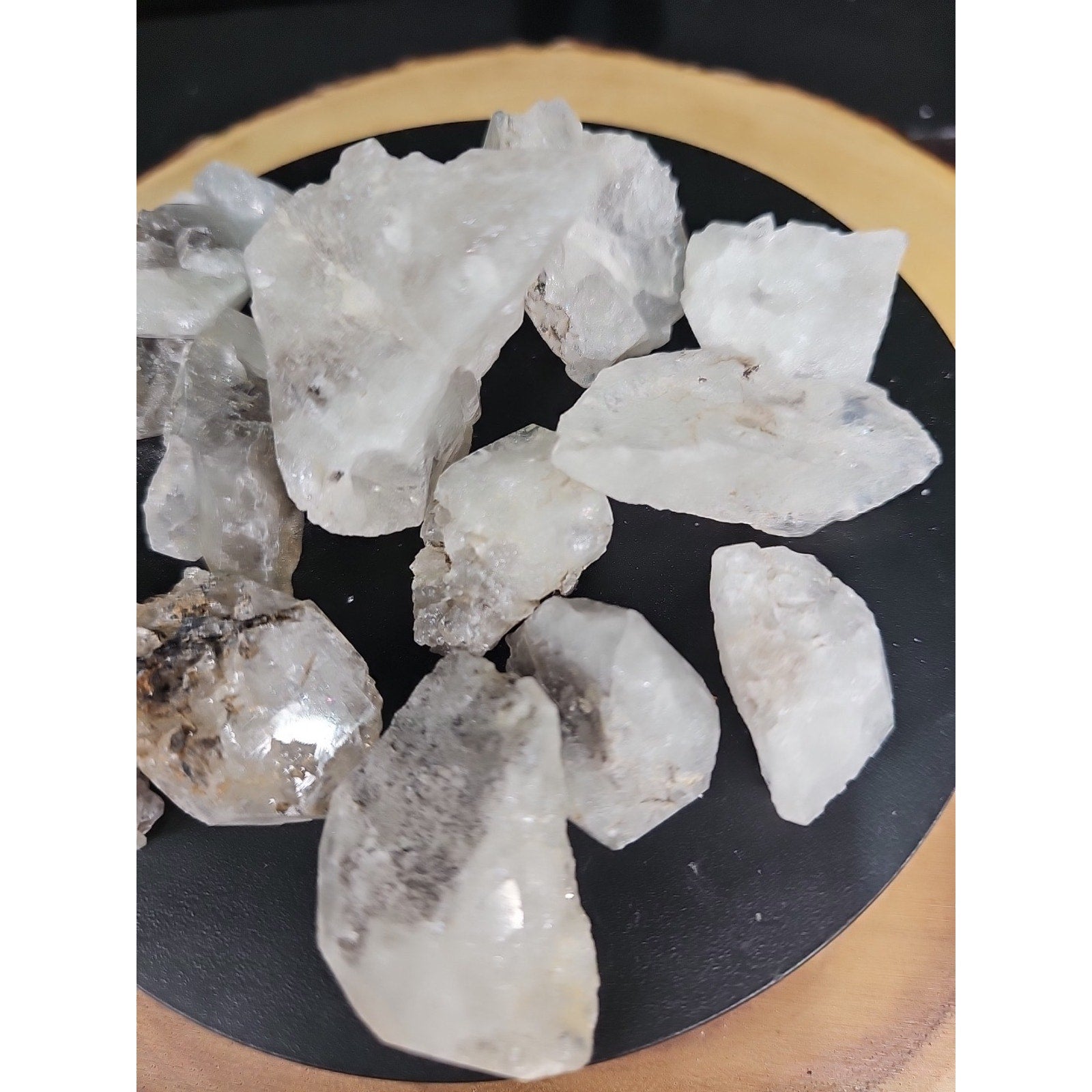 Natural Quartz Crystal pieces from Fonda, NY (aka Herkimer Diamond) 235grams by CrystalCloud Company