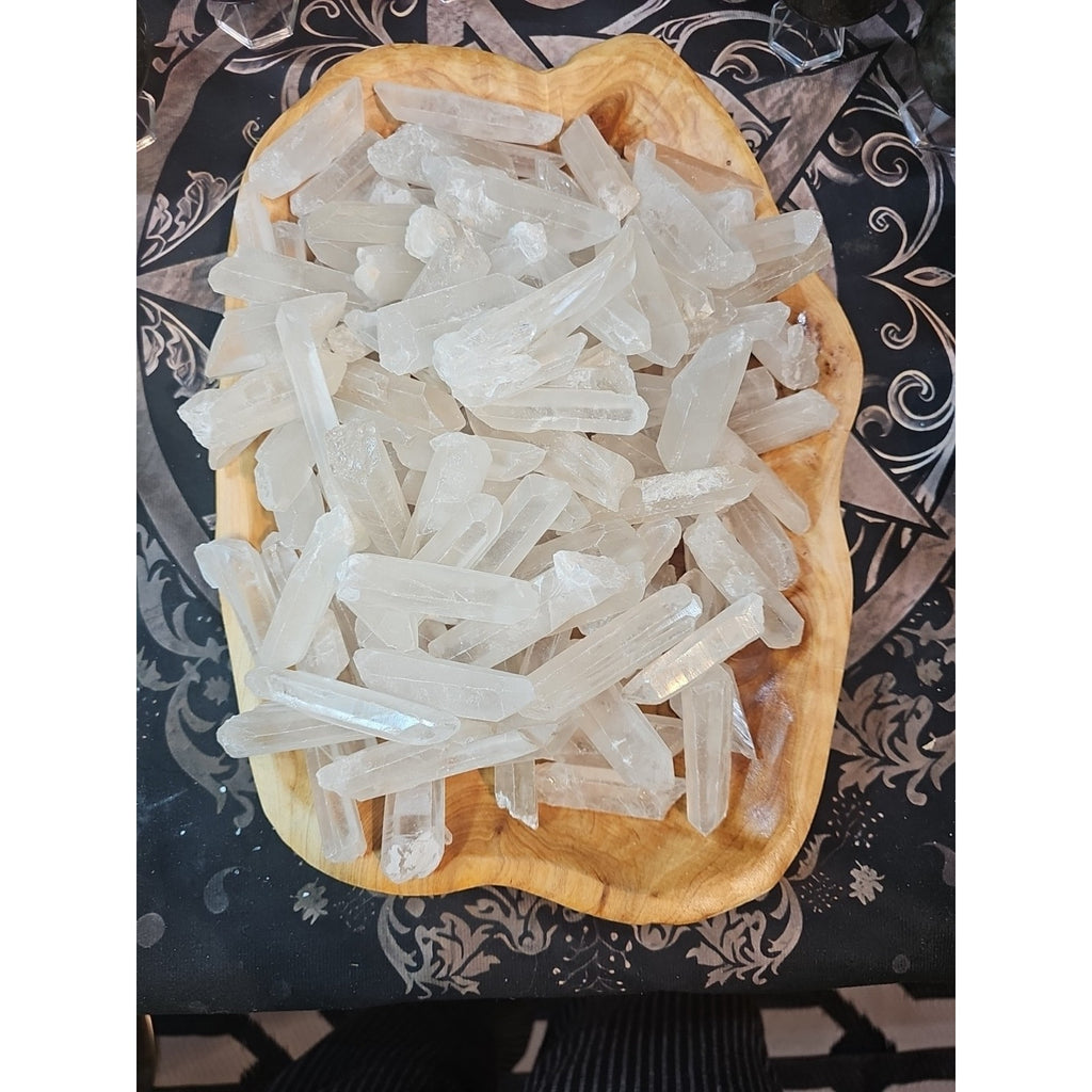1lb Natural Clear Quartz Crystal Points Original Stones Brazil by CrystalCloud Company