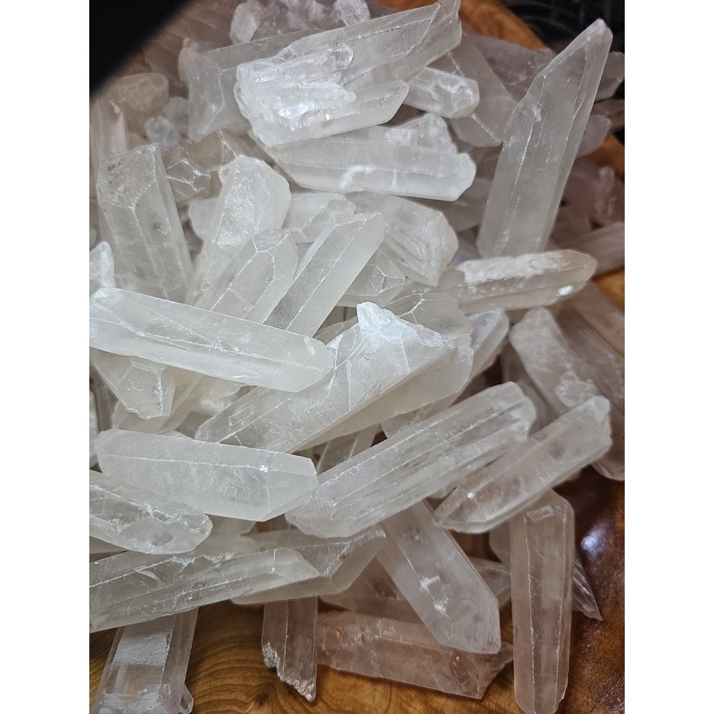 1lb Natural Clear Quartz Crystal Points Original Stones Brazil by CrystalCloud Company