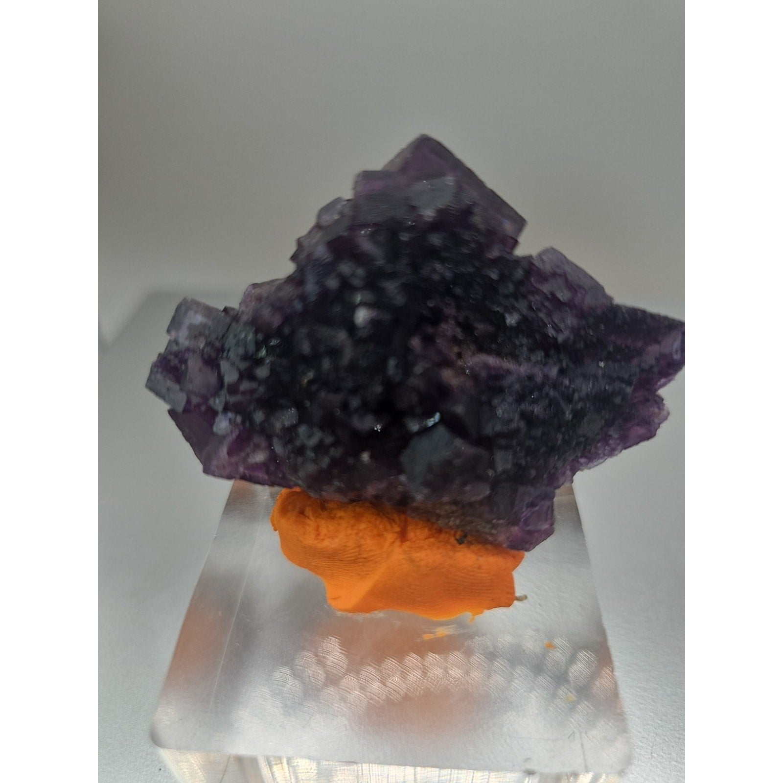Fluorite crystal quartz cluster 2.5oz by CrystalCloud Company