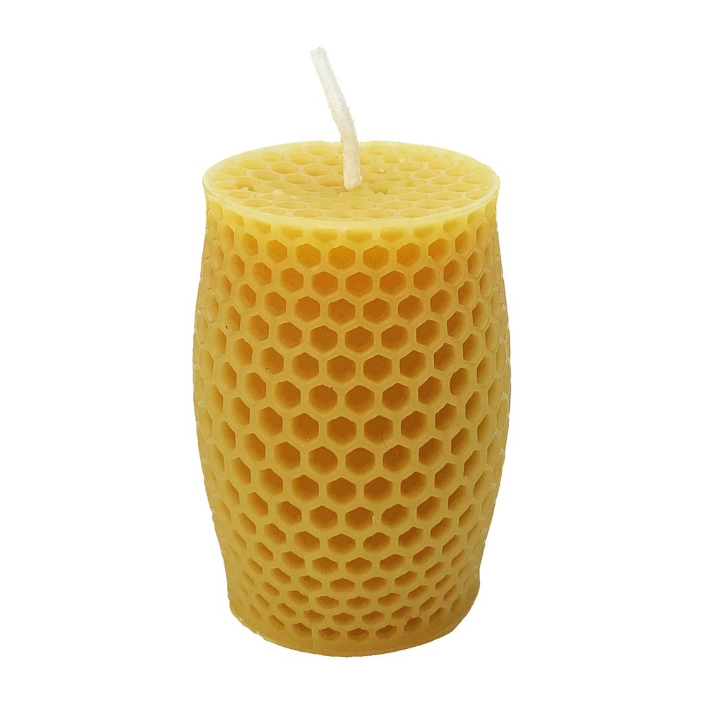Honeycomb Curvy Pillar Candle
