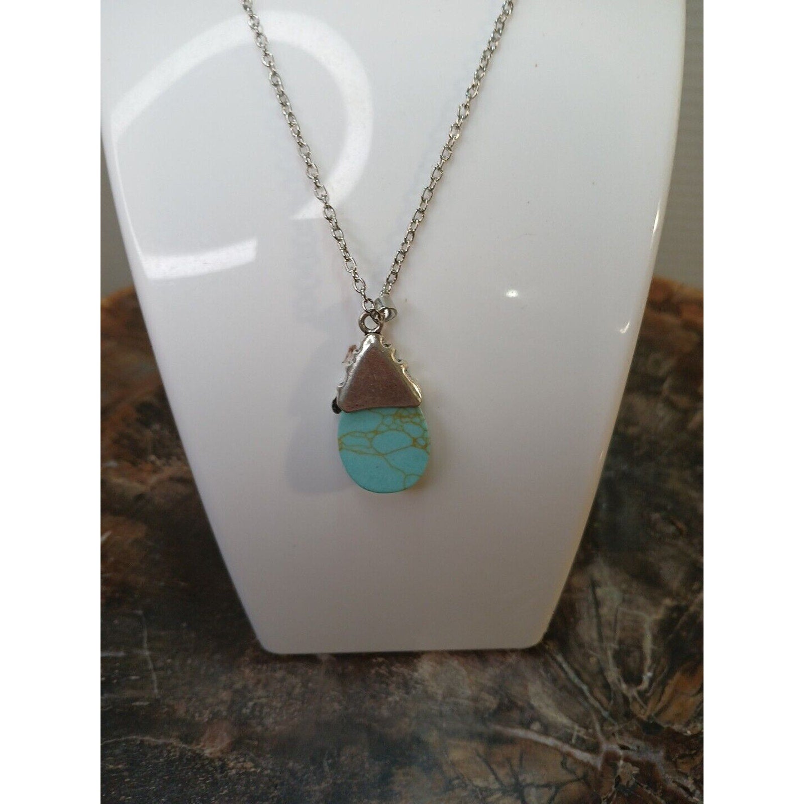 NATURAL STONE NECKLACE by CrystalCloudCompany