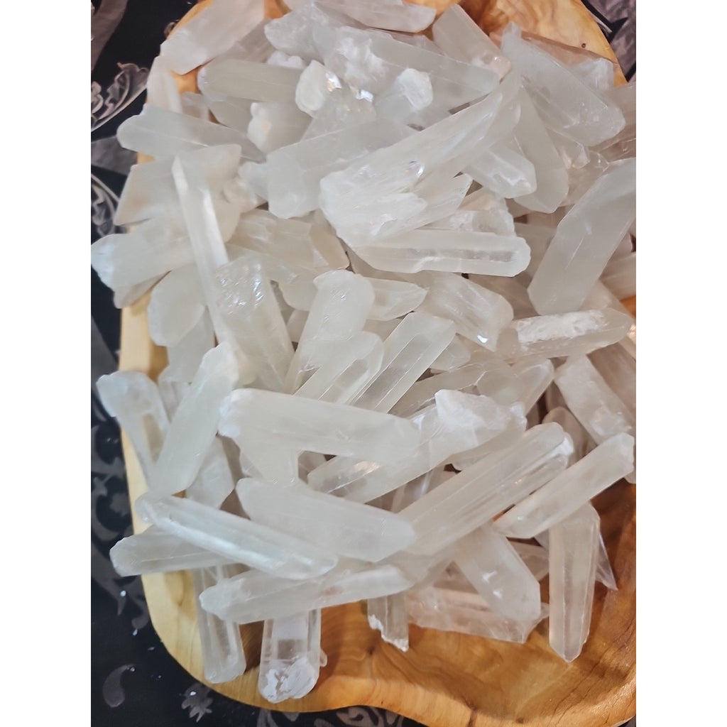 1lb Natural Clear Quartz Crystal Points Original Stones Brazil by CrystalCloud Company