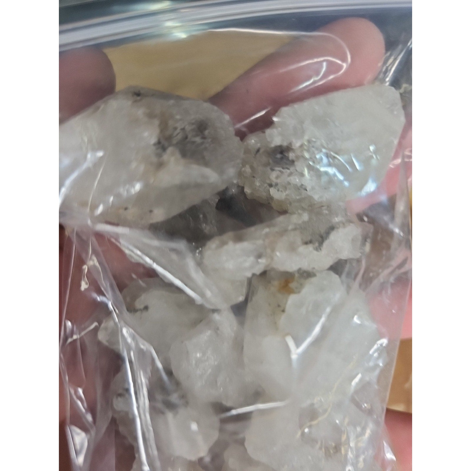 Natural Quartz Crystal pieces from Fonda, NY (aka Herkimer Diamond) 303grams by CrystalCloud Company
