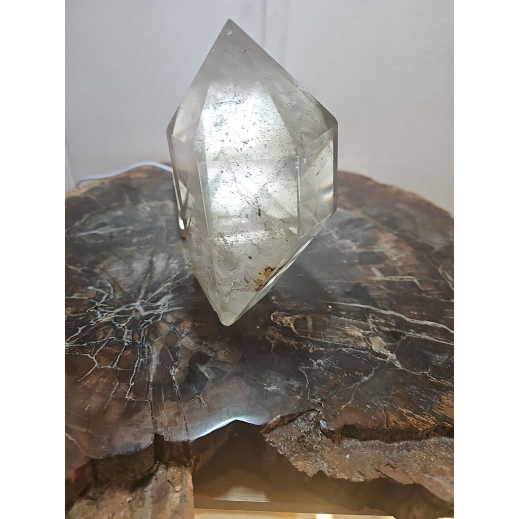 2.7LB Natural Green Ghost Phantom Quartz Crystal Obelisk Wand Point Healing. by CrystalCloud Company