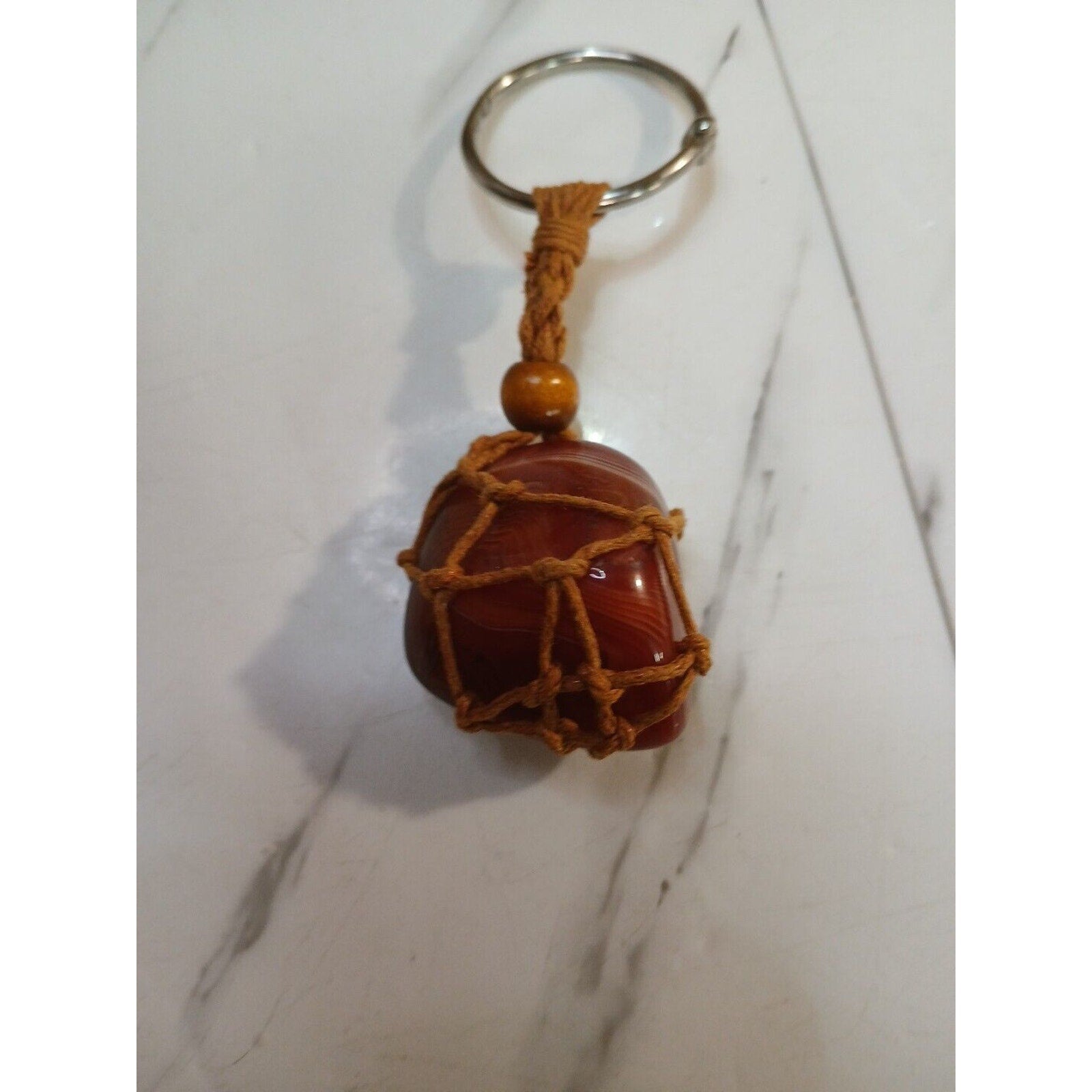 Agate key chain by CrystalCloud Company