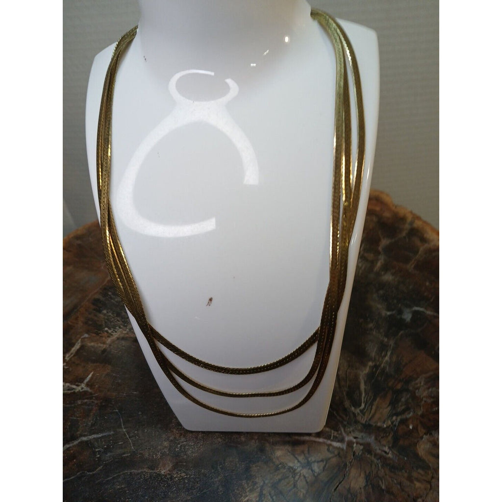 14k Gold plated necklace by CrystalCloud Company
