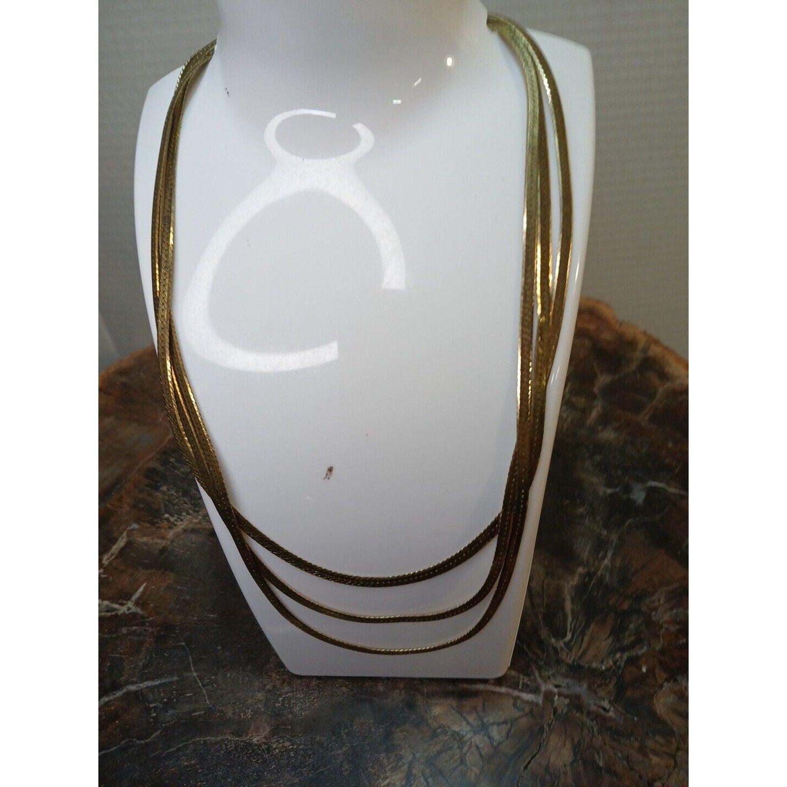 14k Gold plated necklace by CrystalCloud Company