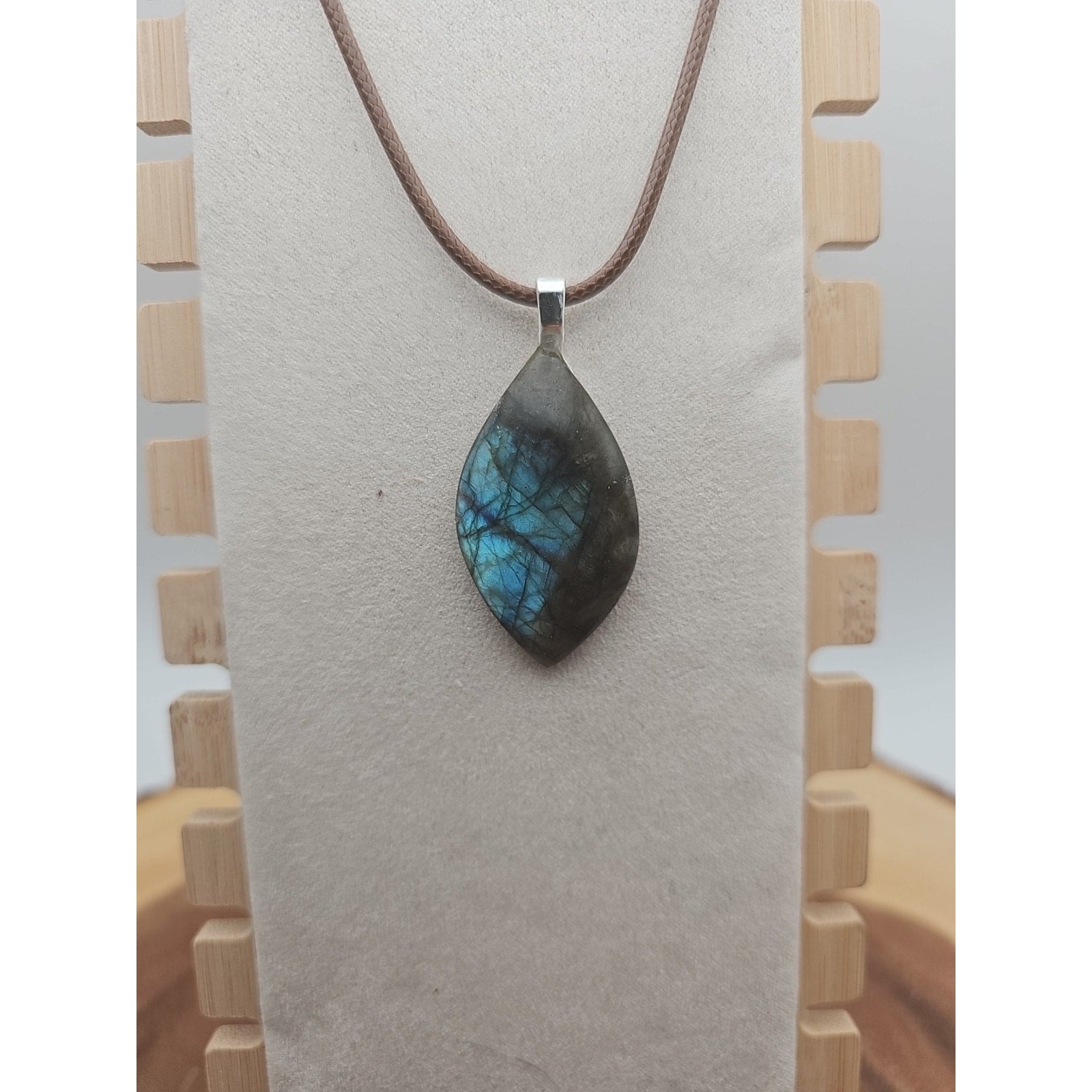 Labradorite Crystal Pendant 1 Each by CrystalCloud Company
