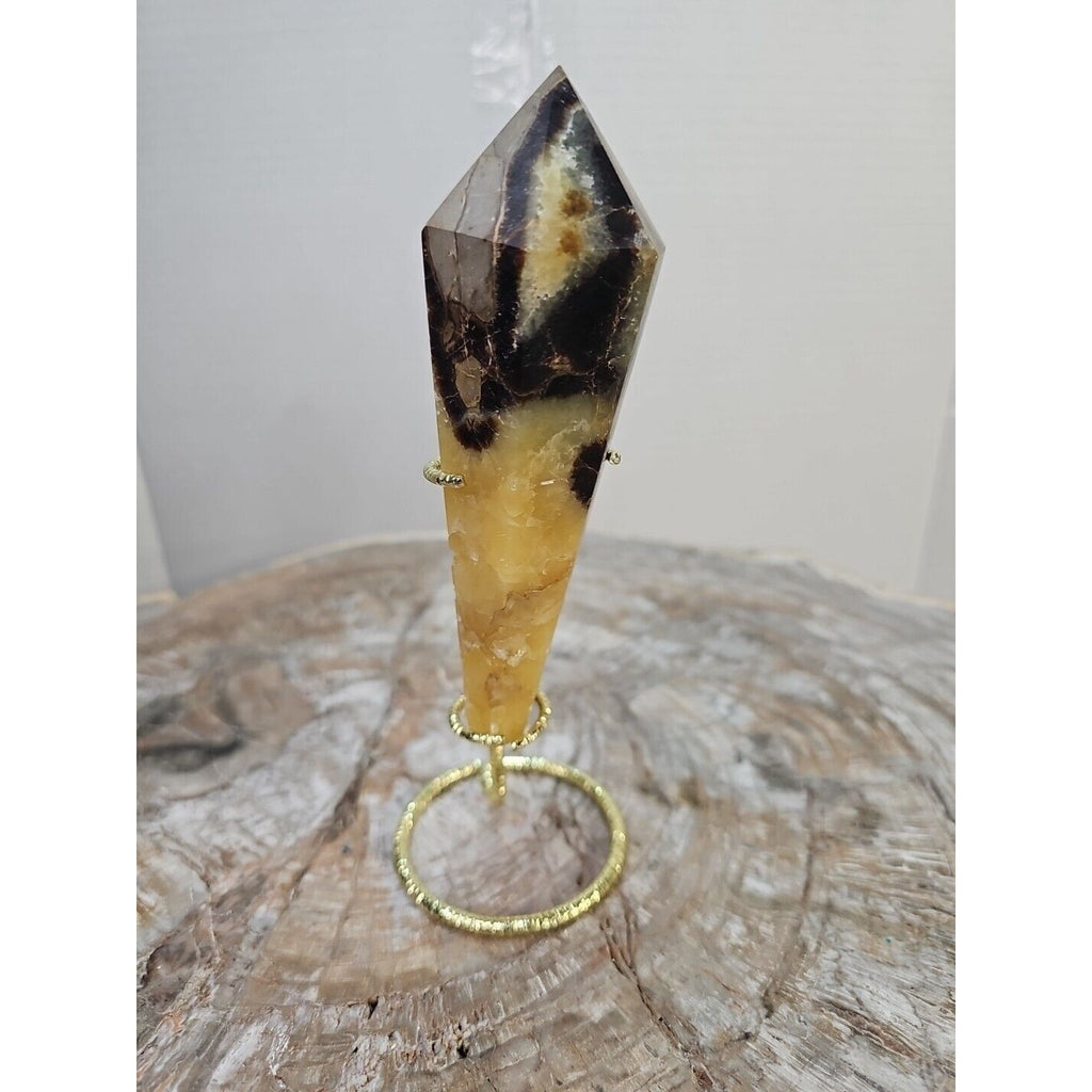 Dragon Septarian Geode Scepter Crystal Tower — 251g, Madagascar | CrystalCloud Company by CrystalCloud Company