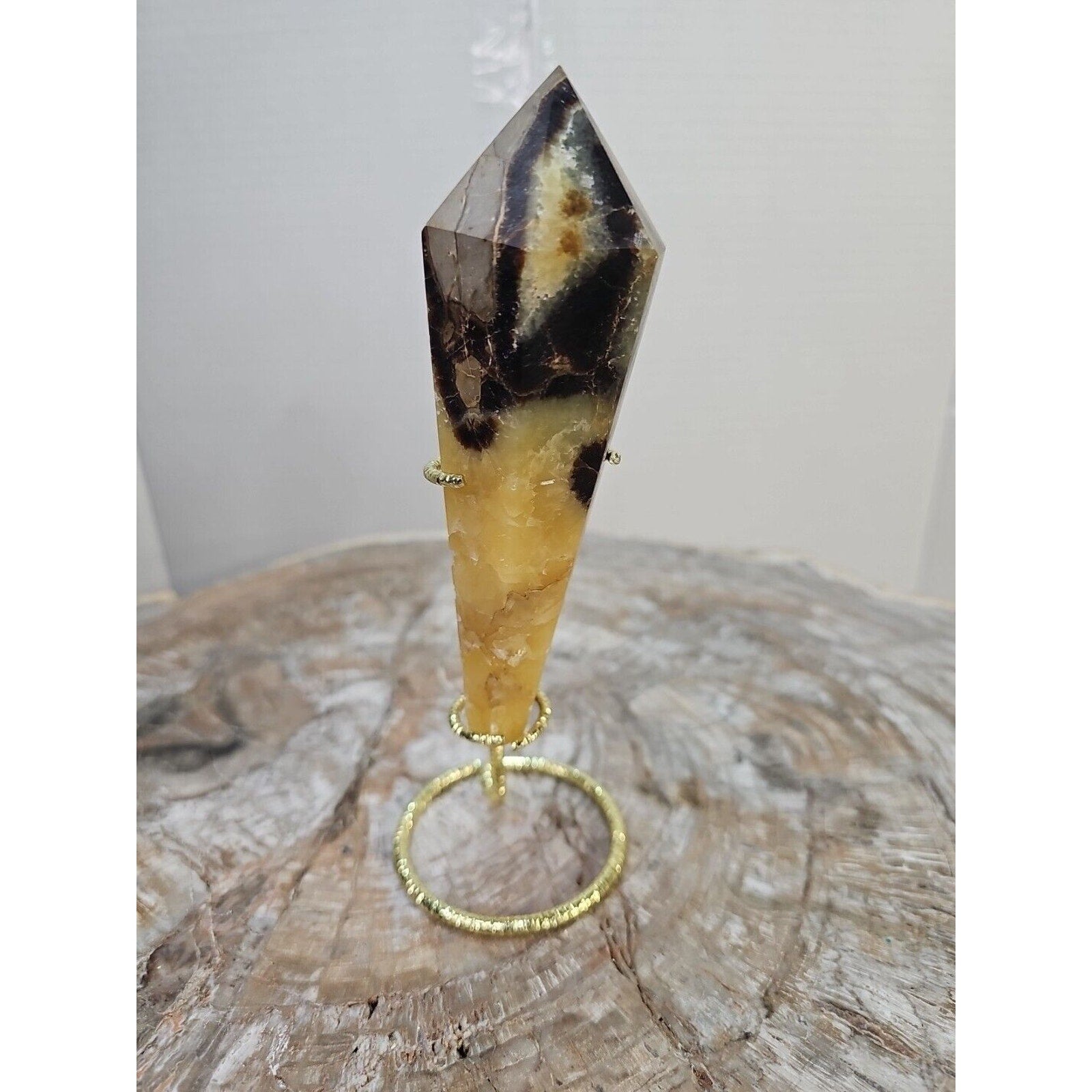 Dragon Septarian Geode Scepter Crystal Tower — 251g, Madagascar | CrystalCloud Company by CrystalCloud Company