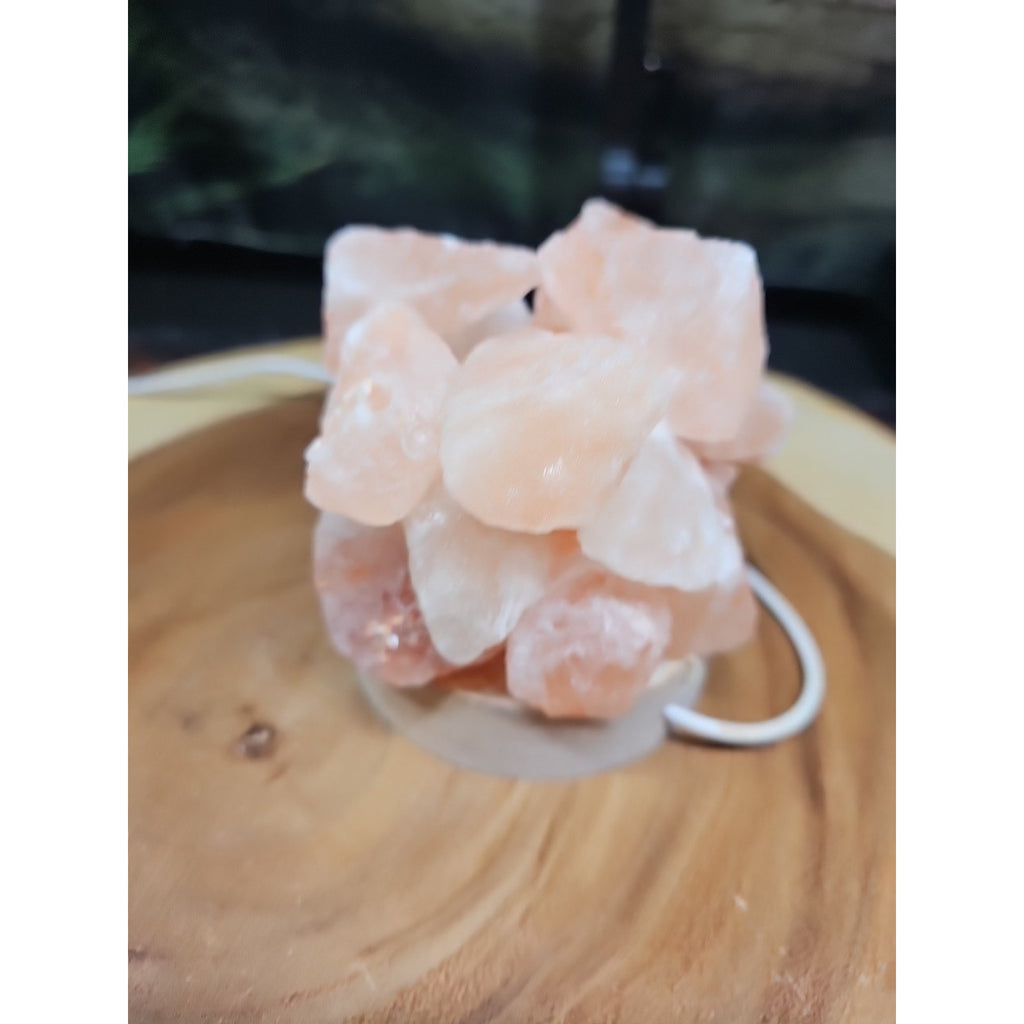 Himalayan sea salt lamp Handmade by CrystalCloud Company