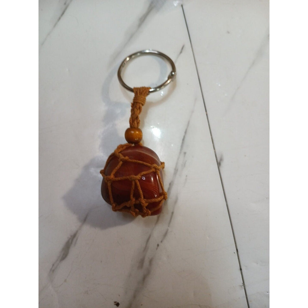 Agate key chain by CrystalCloud Company