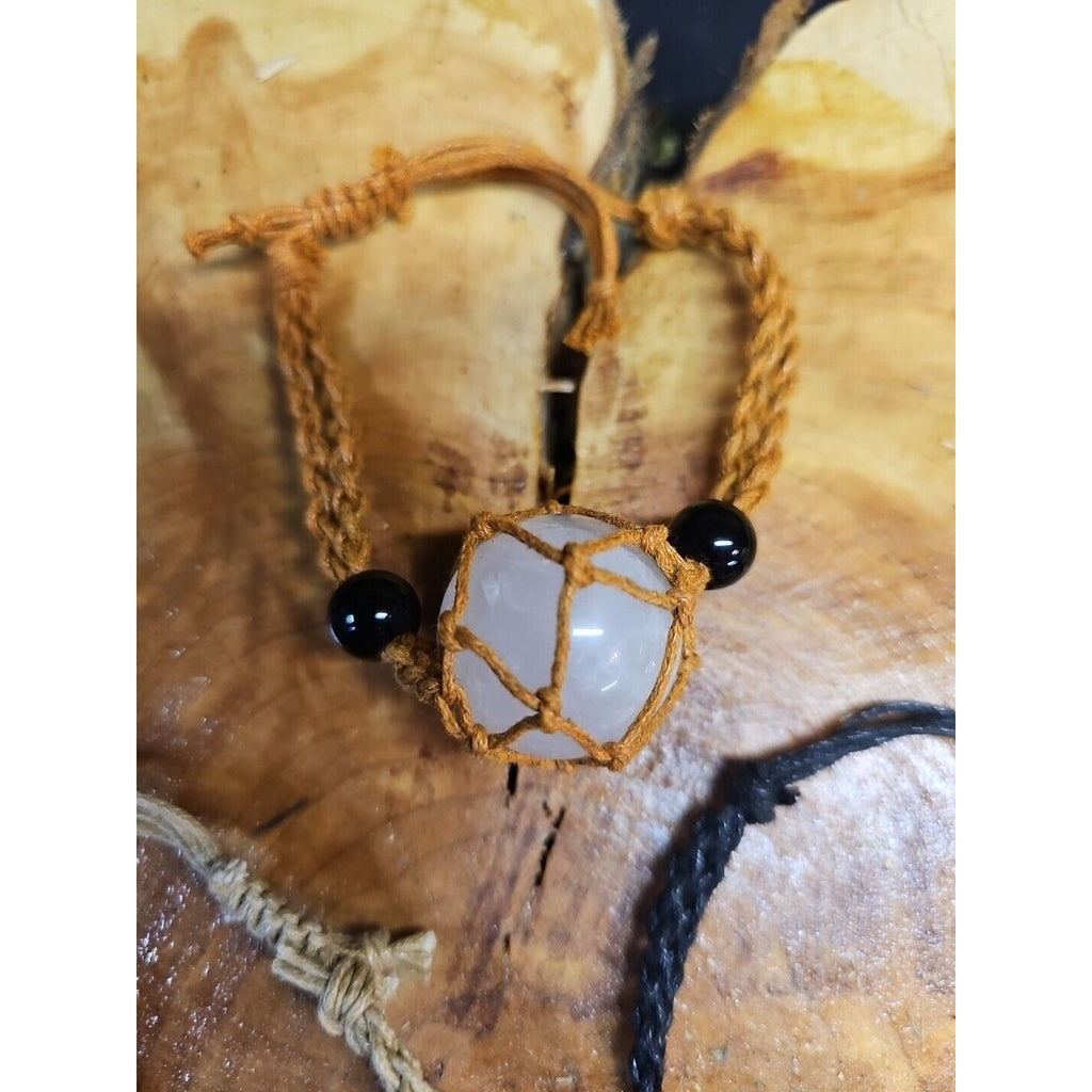 Rose Quartz Bracelet 1 each by CrystalCloud Company