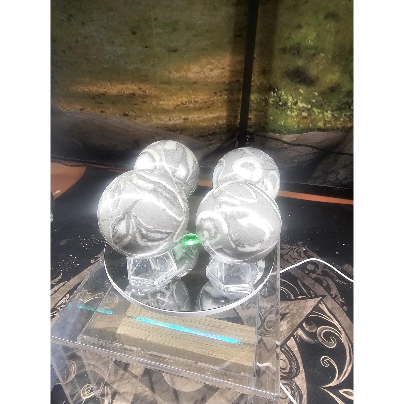 1000 eye Jasper 55mm To 60mm by CrystalCloud Company
