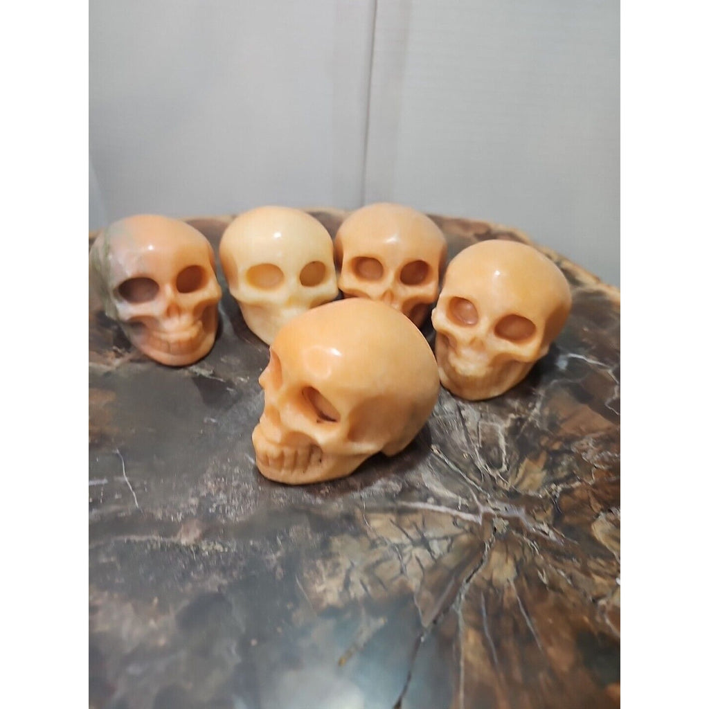 Natural Sunstone Quartz Crystal Skull Carving — Brazil | CrystalCloud Company by CrystalCloud Company