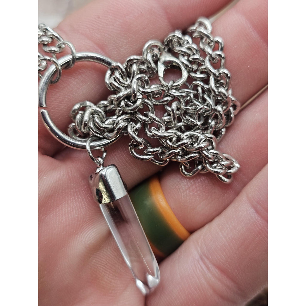 Quartz Point pendant necklace by CrystalCloud Company