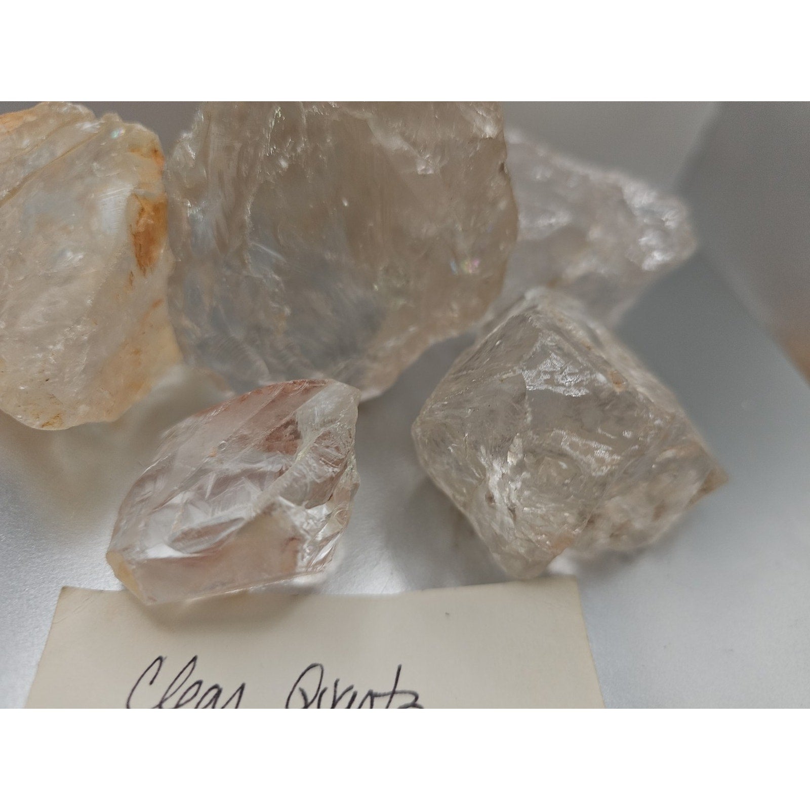 Quartz Crystal Clusters 1.48lbs 5pcs From Madagascar by CrystalCloud Company