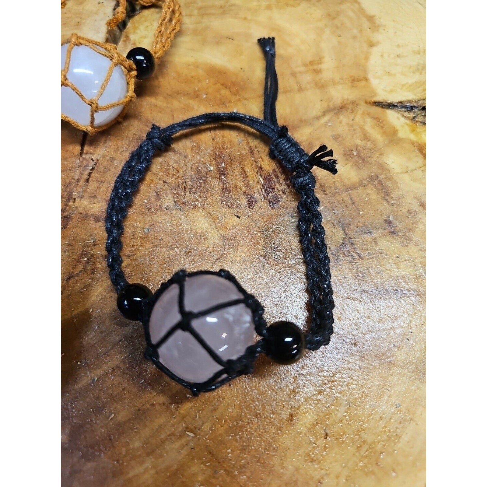 Rose Quartz Bracelet 1 each by CrystalCloud Company
