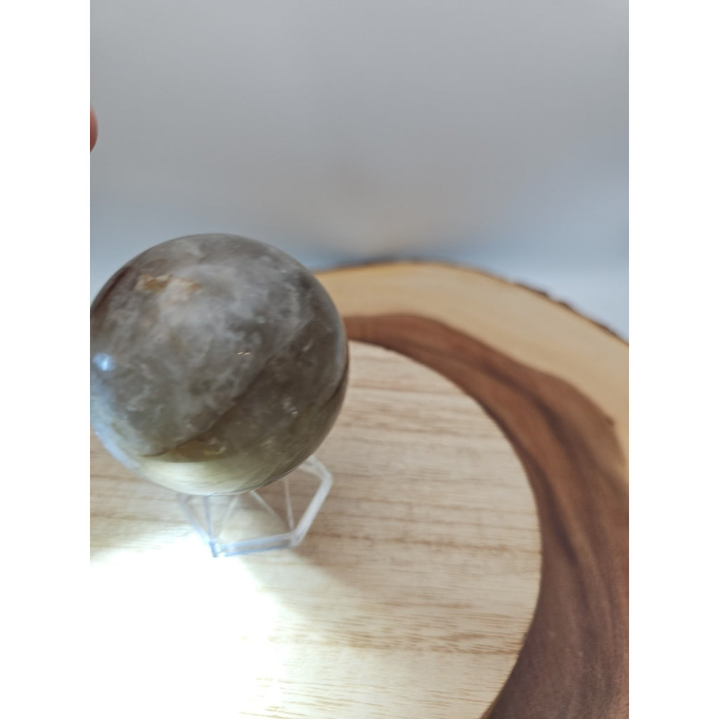 Smoky quartz sphere 60mm 260grams by CrystalCloud Company