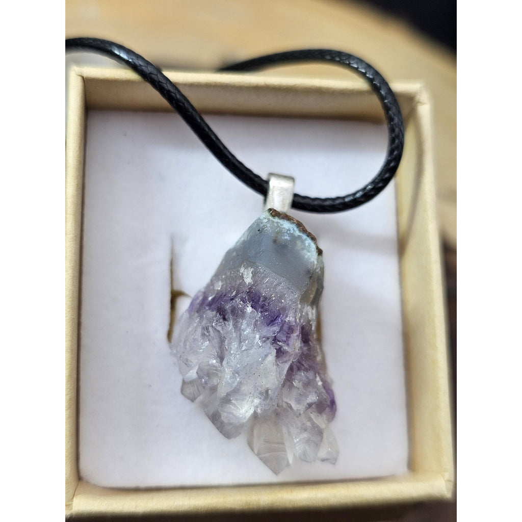 Amethyst Crystal Necklace by CrystalCloud Company