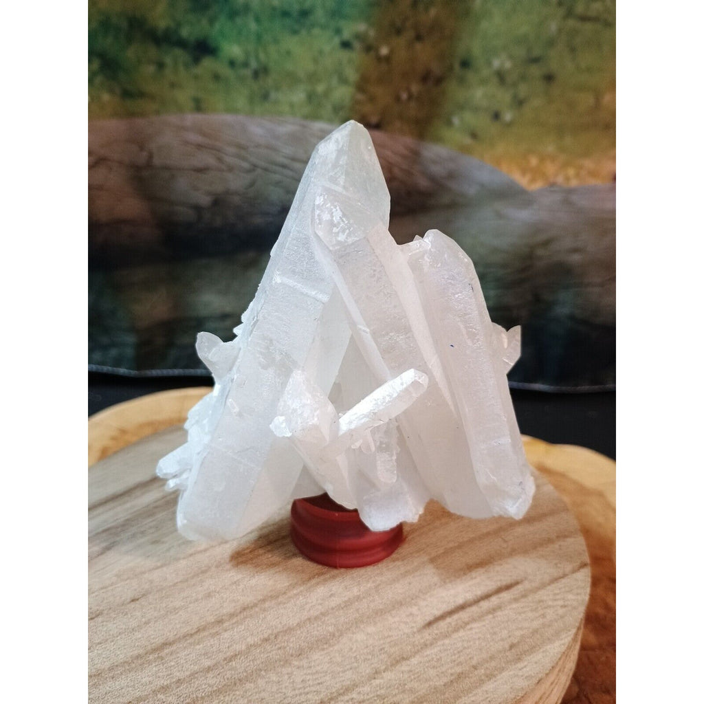 0.6LB Rainbow Aqua Aura Quartz Crystal Cluster Points Titanium Coating by CrystalCloud Company