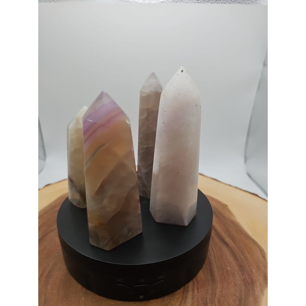 Fluorite crystals Set Of 4,2.52lbs by CrystalCloud Company