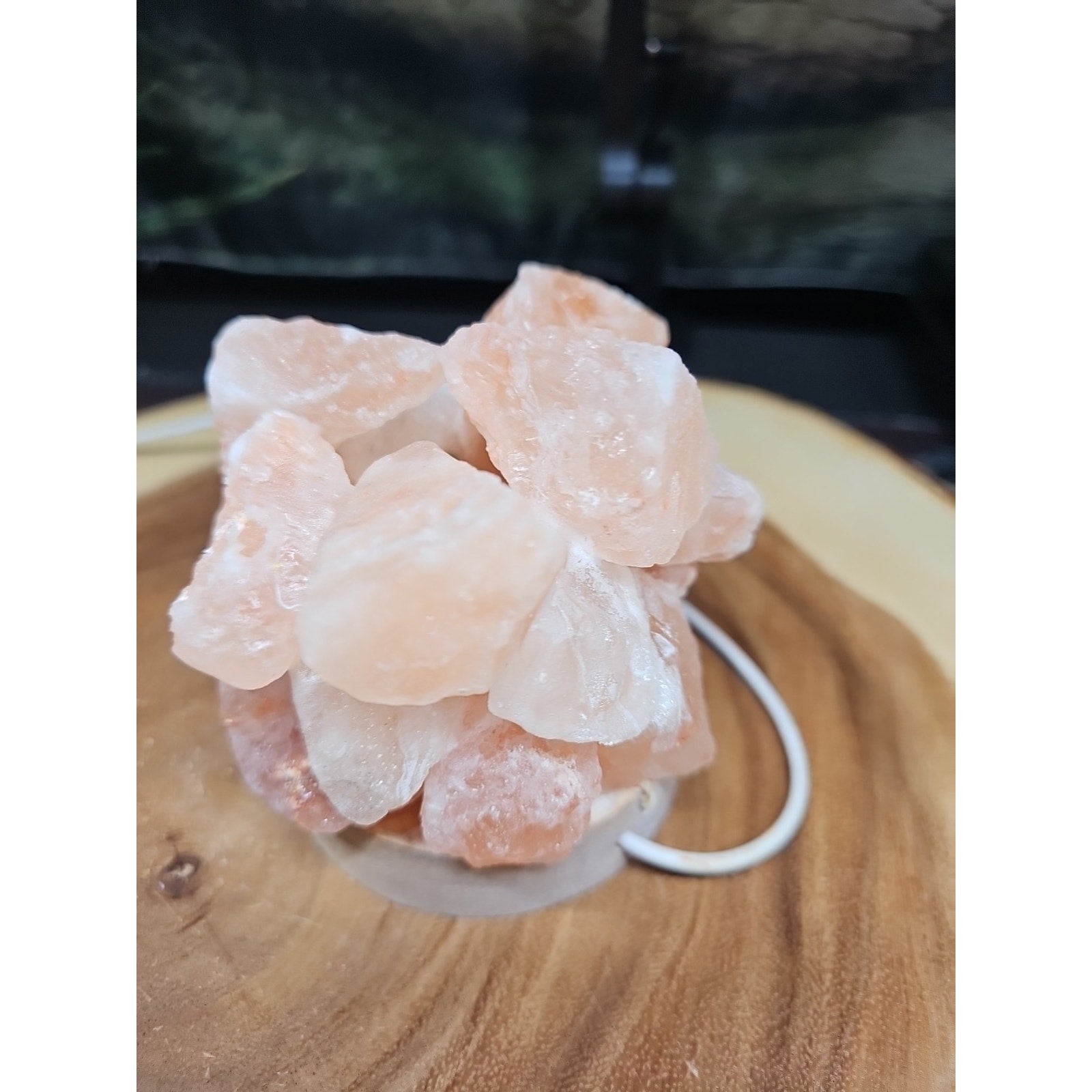 Himalayan sea salt lamp Handmade by CrystalCloud Company