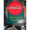 coke sign vintage 1989 by Coca-Cola