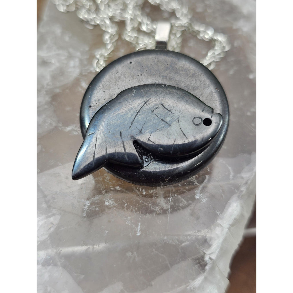 Pyrite pendant w/925 silver chain by CrystalCloud Company