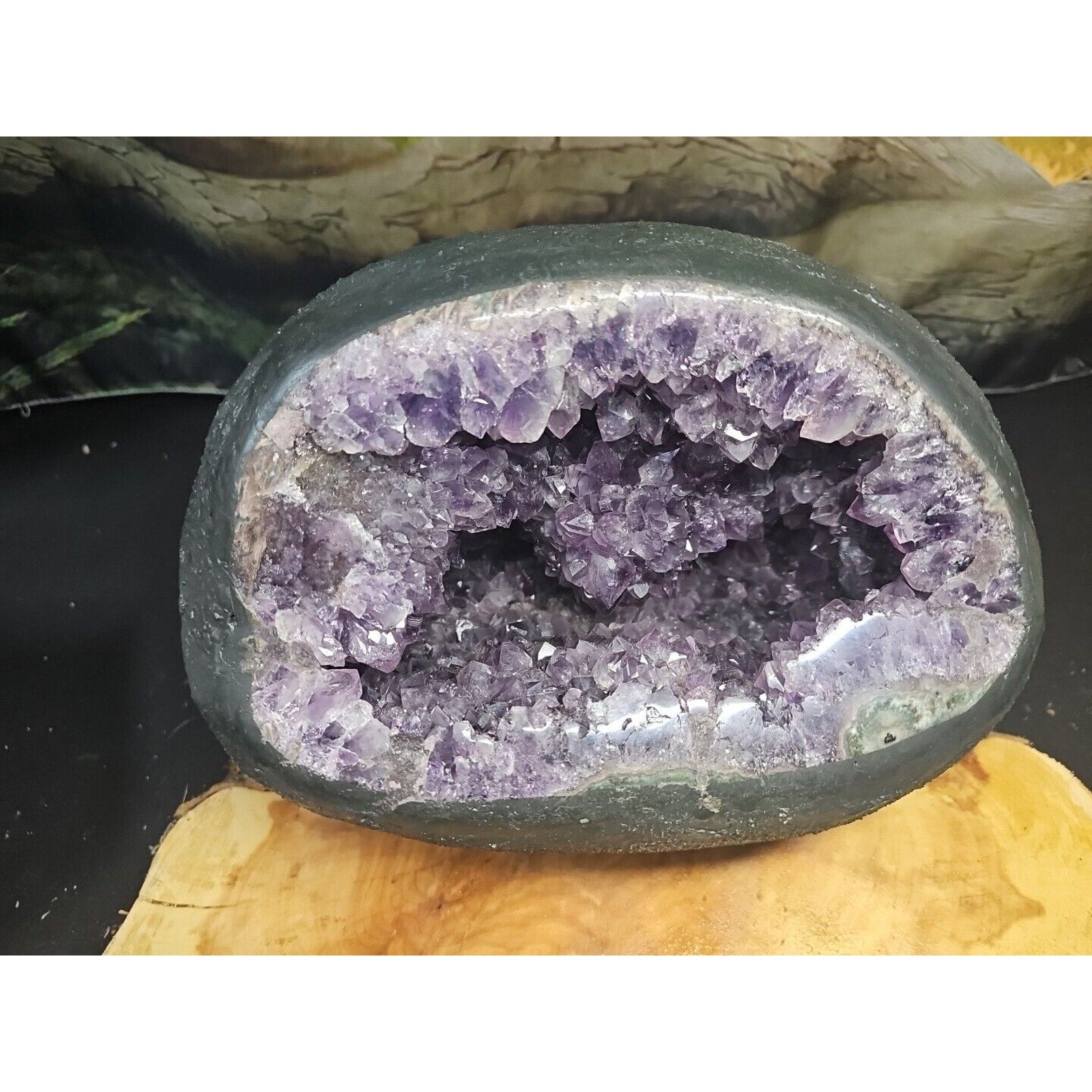 21.7LB Natural Amethyst geode quartz cluster crystal mineral specimen healing by CrystalCloud Company