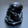 Large Skull and Snake Obsidian Carving Select Wholesale by Amazing Crystals
